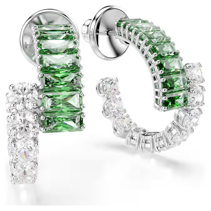 Matrix hoop earrings